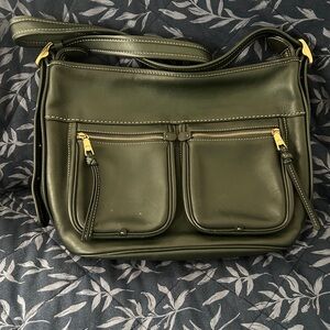 Pre-Owned: COACH Andie Shoulder Bag C5433 Smooth Leather Amazon Green